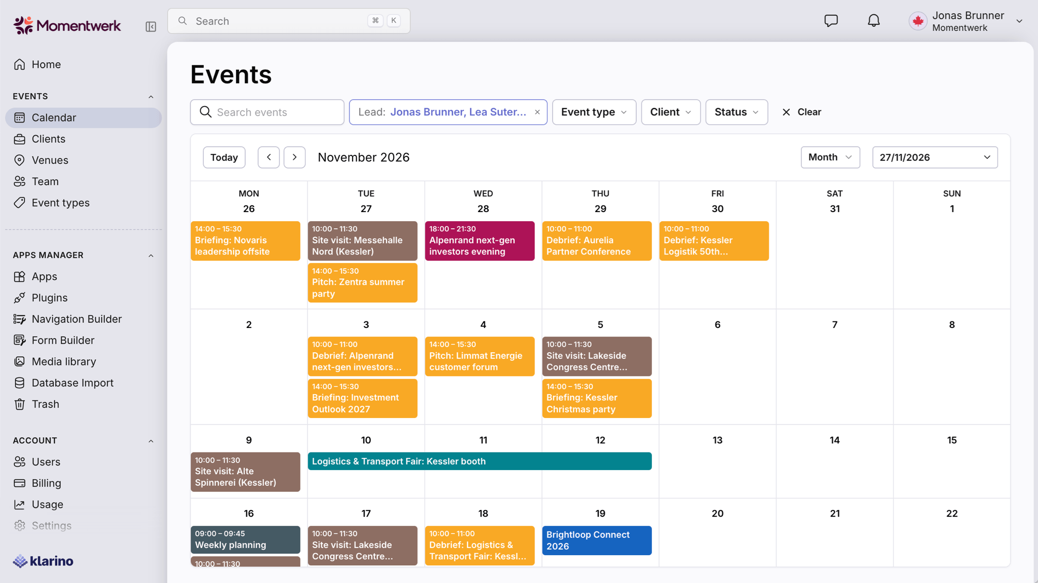 Eventmanagement